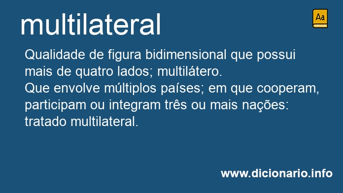 Significado de multilateral