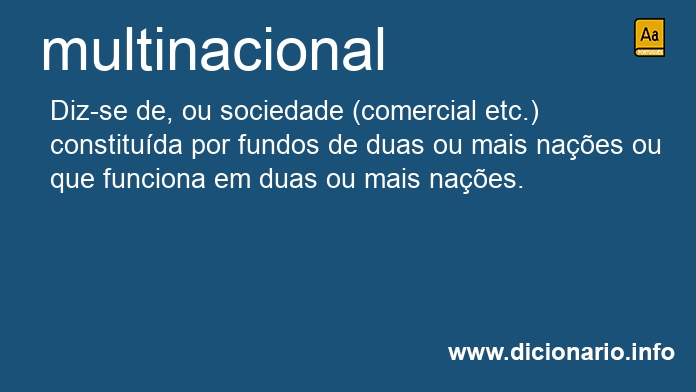 Significado de multinacional