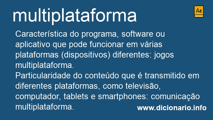 Significado de multiplataforma