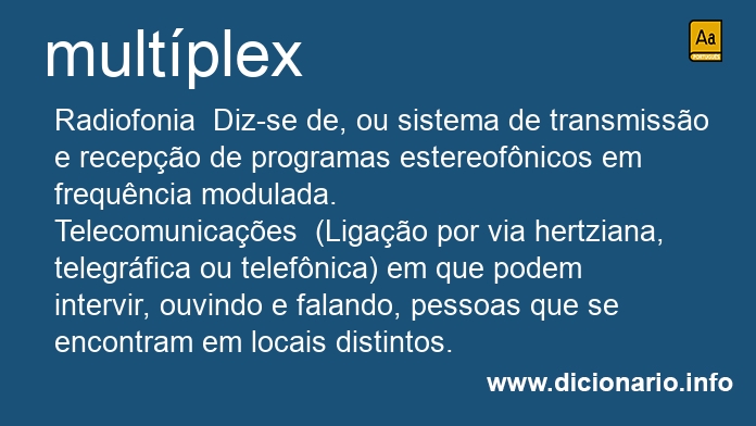 Significado de multplex