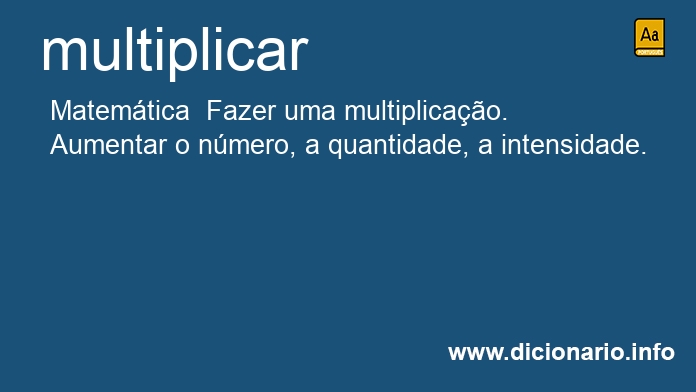 Significado de multiplicado