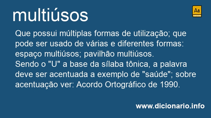 Significado de multisos