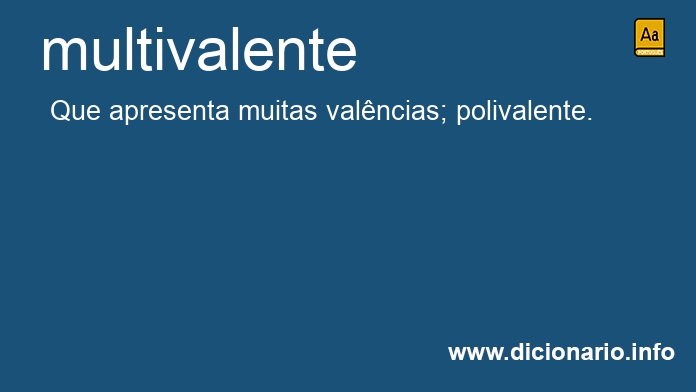 Significado de multivalente