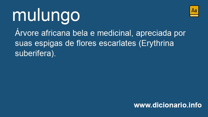 Significado de mulungo