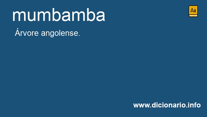 Significado de mumbamba