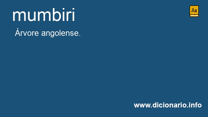 Significado de mumbiri