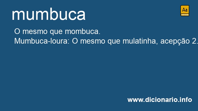 Significado de mumbuca