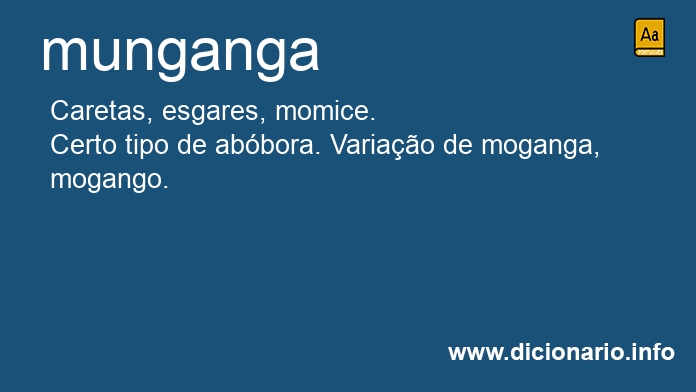 Significado de munganga