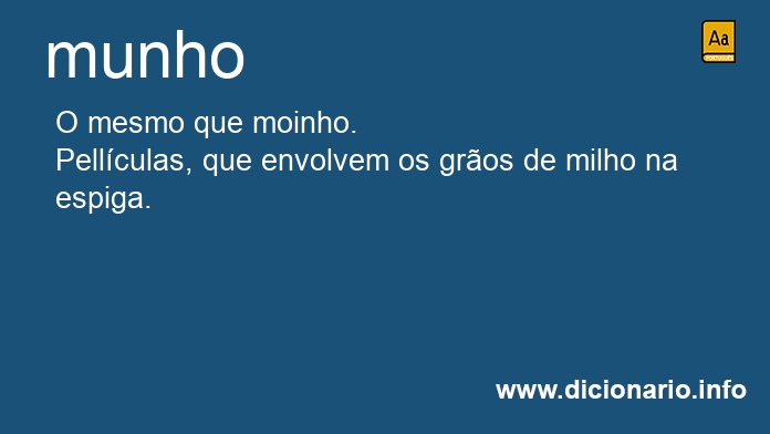 Significado de munho