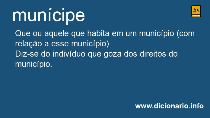 Significado de muncipe