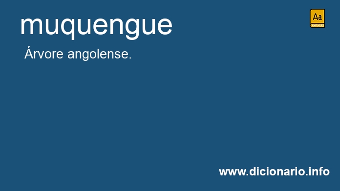 Significado de muquengue