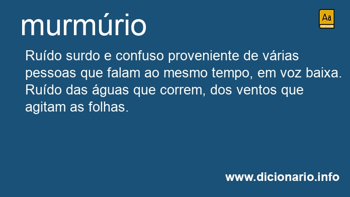 Significado de murmria