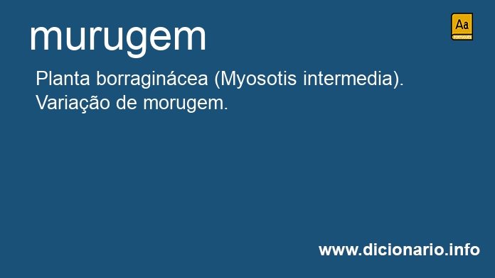 Significado de murugem