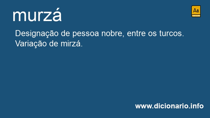 Significado de murz