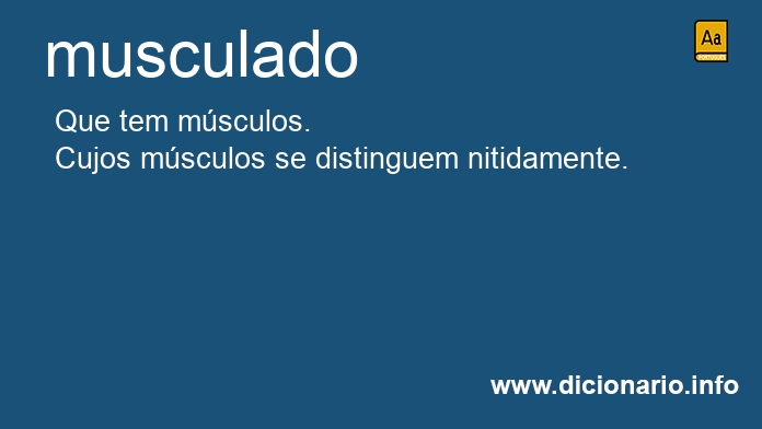 Significado de musculado