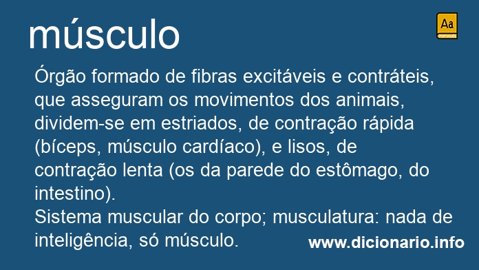 Significado de msculo