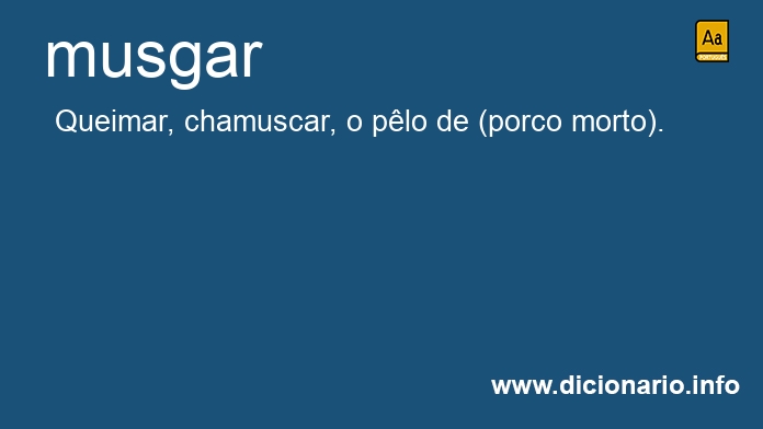 Significado de musga