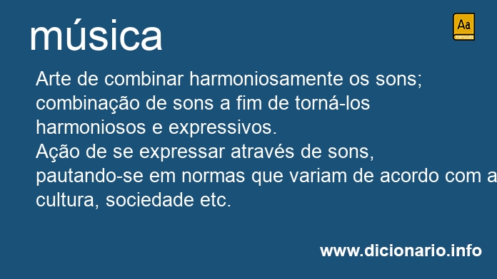 Significado de msica