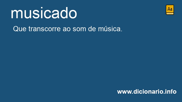 Significado de musicado