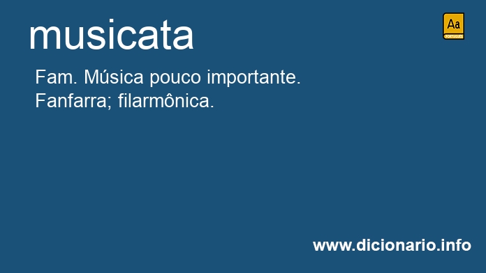 Significado de musicata