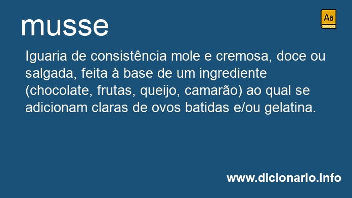 Significado de musse