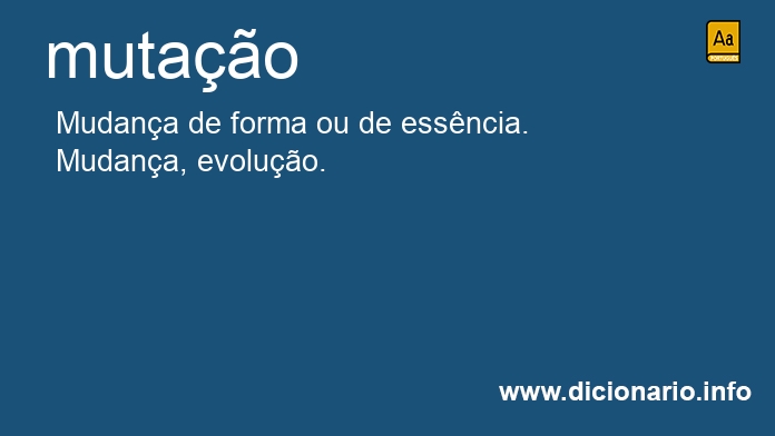 Significado de mutaes