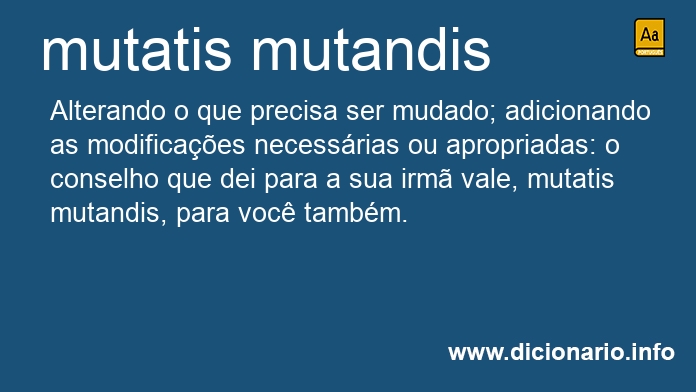Palavras mais procuradas hoje no Dicionário de sinônimos – Mutatis Mutandis