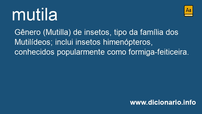 Significado de mutila