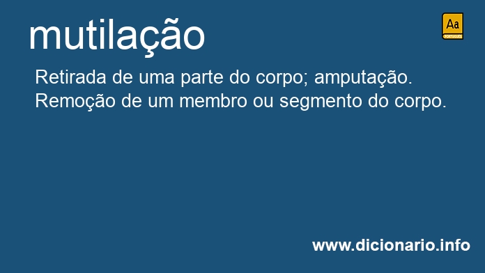 Significado de mutilaes