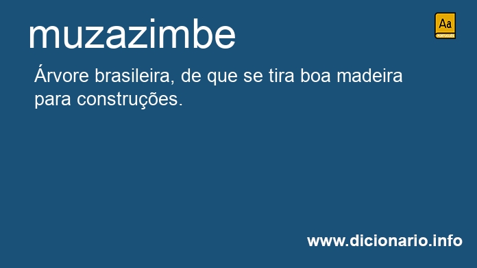 Significado de muzazimbe