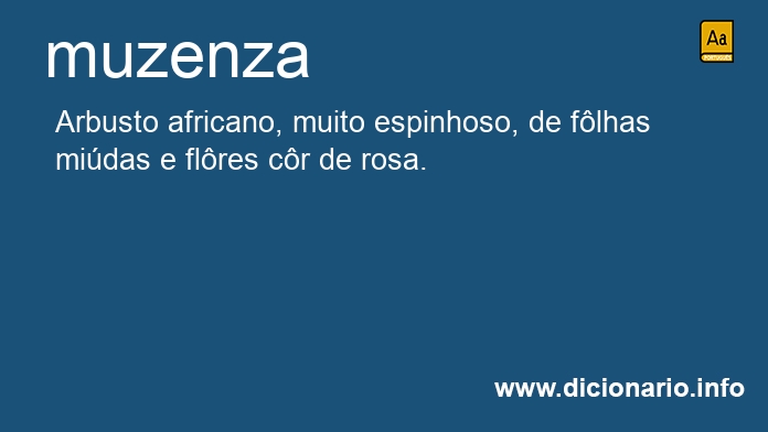 Significado de muzenza
