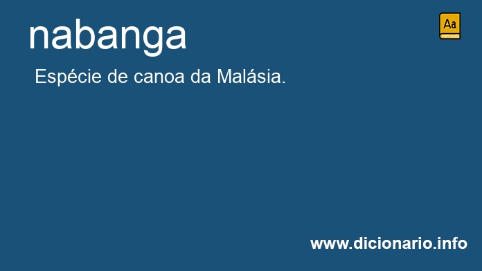 Significado de nabanga