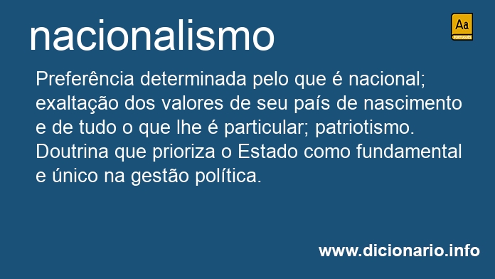 Significado de nacionalismo