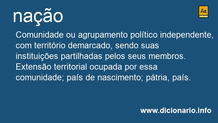 Significado de naes