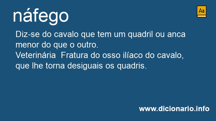 Significado de nfego