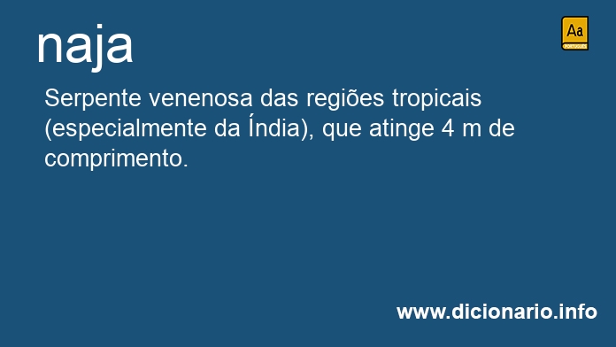 Significado de najas