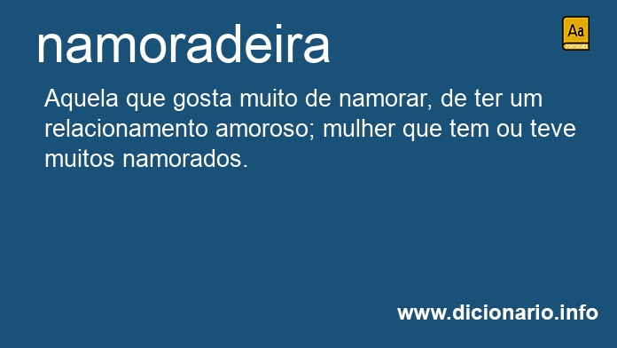 Significado de namoradeiras