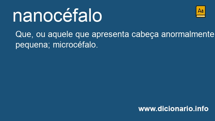 Significado de nanocfalo