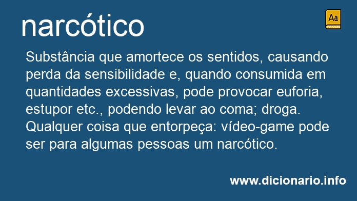 Significado de narctica