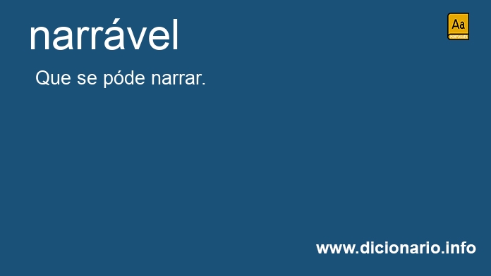 Significado de narrvel