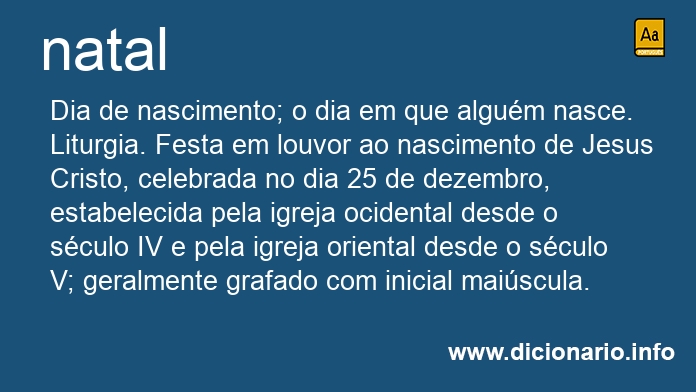 Significado de natal