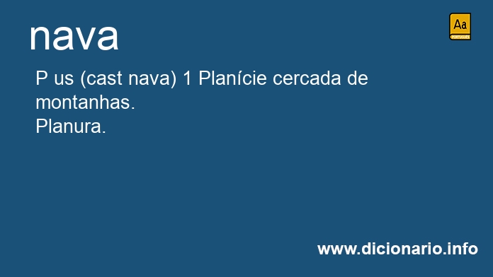 Significado de nava