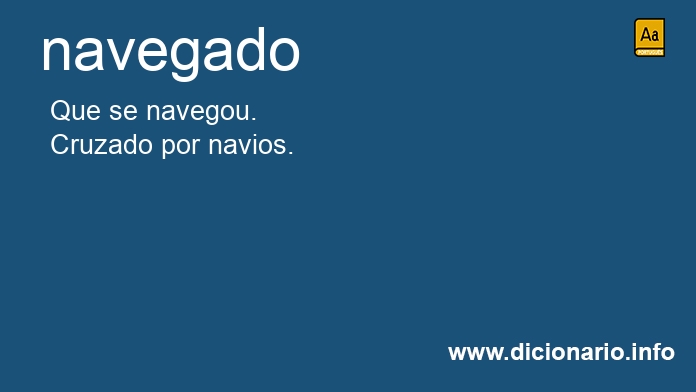 Significado de navegada