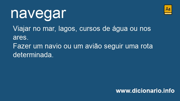 Significado de navego