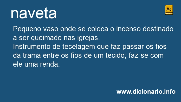 Significado de naveta