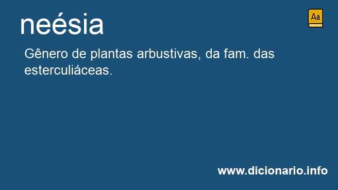 Significado de nesia