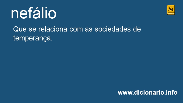 Significado de neflio