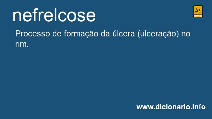 Significado de nefrelcose