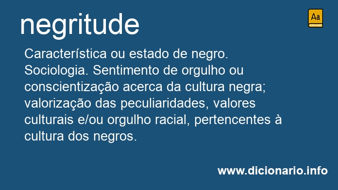 Significado de negritude