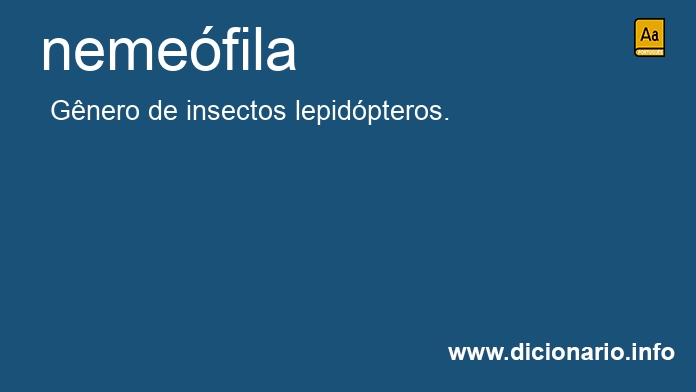 Significado de nemefila
